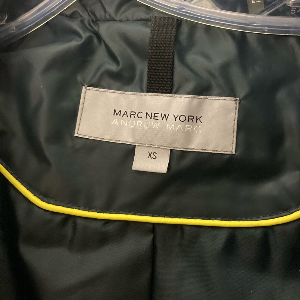 Marc New York / Andrew Marc Dark Teal Down Jacket - Picture 6 of 11